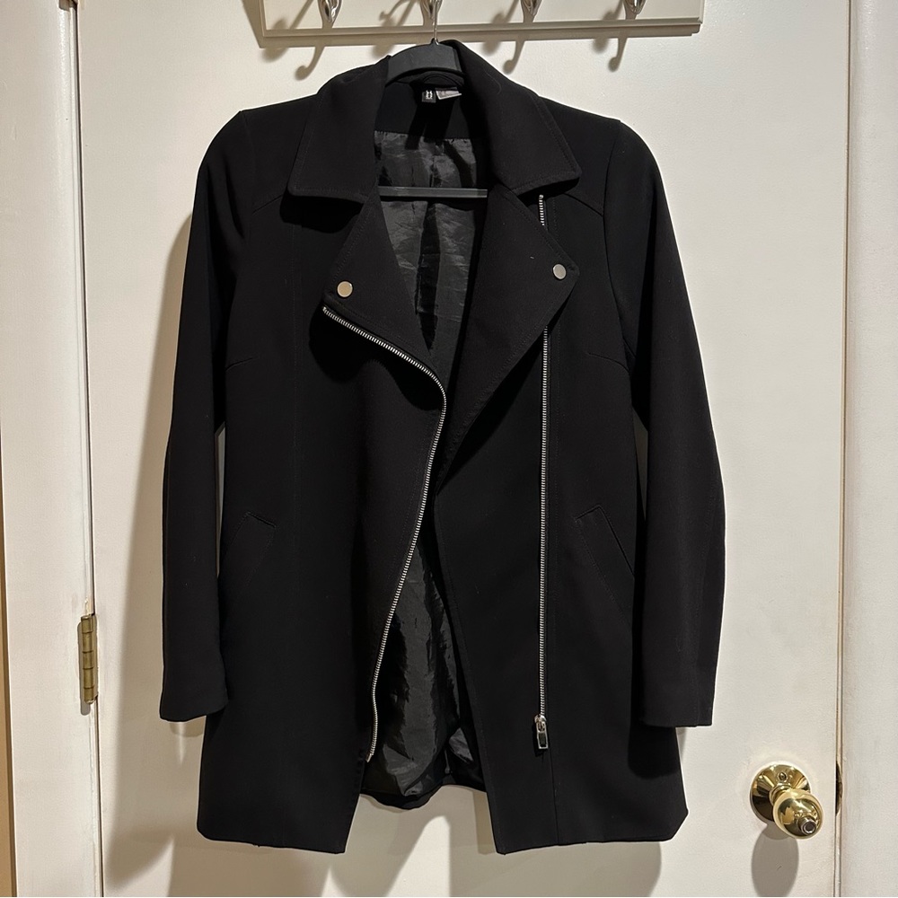 H&M Black Coat, Size 2